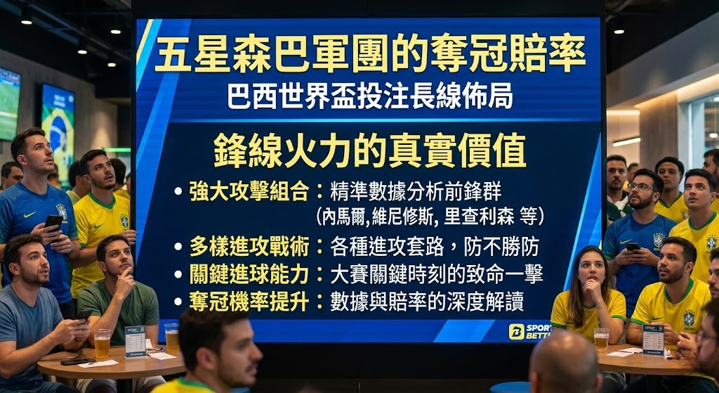 巴西世界盃投注長線佈局，鋒線火力的真實價值