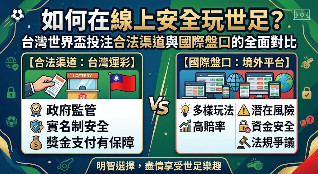 台灣世界盃投注合法渠道與國際盤口的全面對比